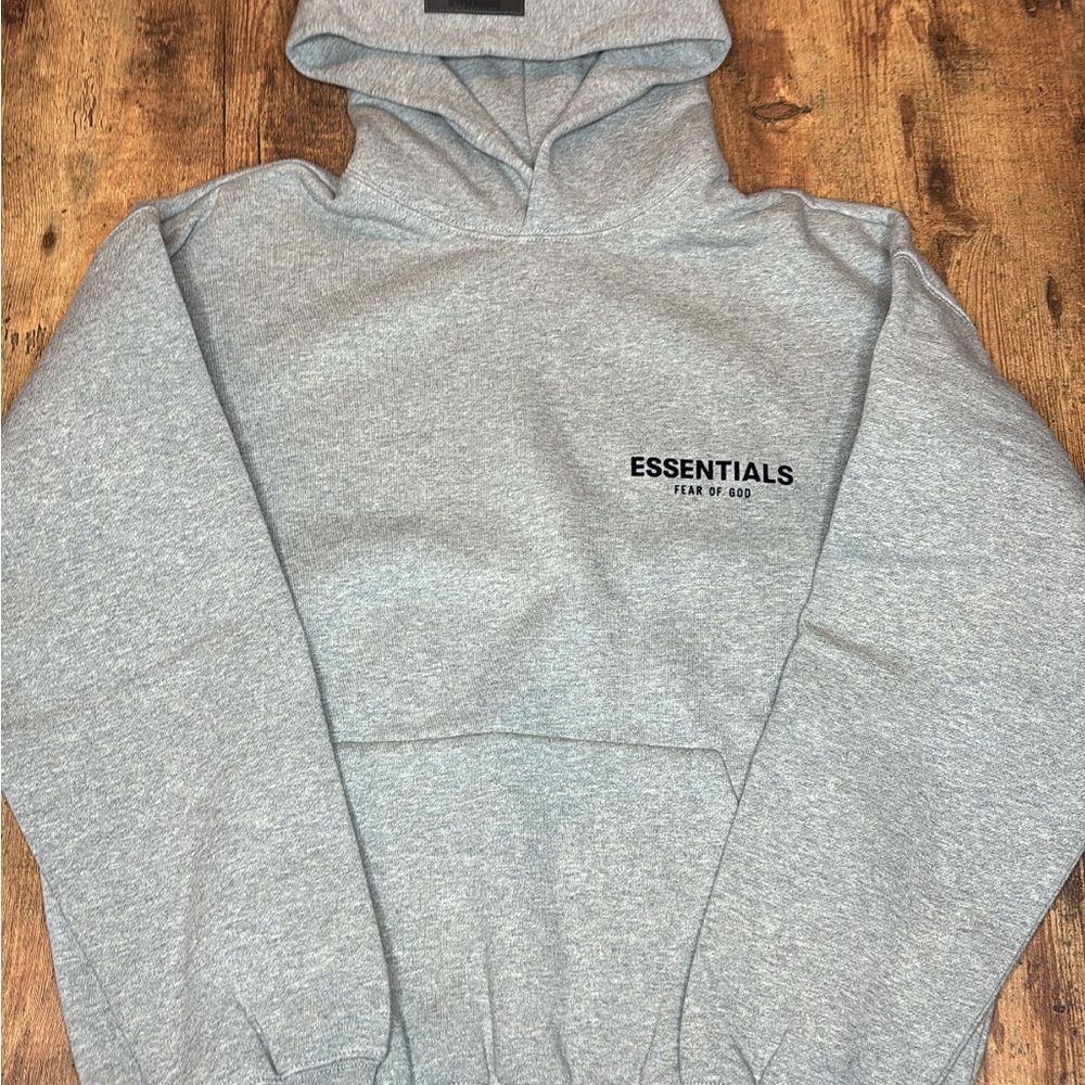 Essentials dark oat hoodie